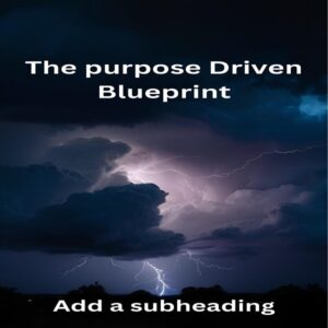 Purpose Driven Blueprent