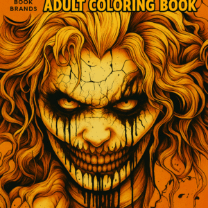 Horror adult coloring book Terrifyingly Twisted Designs for Dark Souls